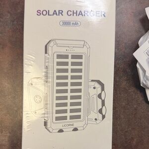 Solar Charger 30000mAh - Gray